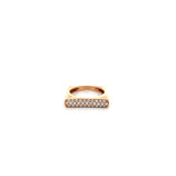 A 177 - Anillo Geométrico Diamantes Pavé