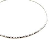 S 3054 - Riviera infinita diamantes round en bisel extensión asas