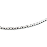 S 3054 - Riviera infinita diamantes round en bisel extensión asas