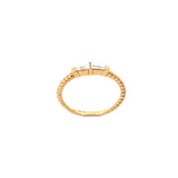 S 2881 - Anillo Diamantes Trapecios