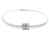 SG 216 - Gargantilla choker de diamantes baguettes y round
