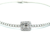 SG 216 - Gargantilla choker de diamantes baguettes y round
