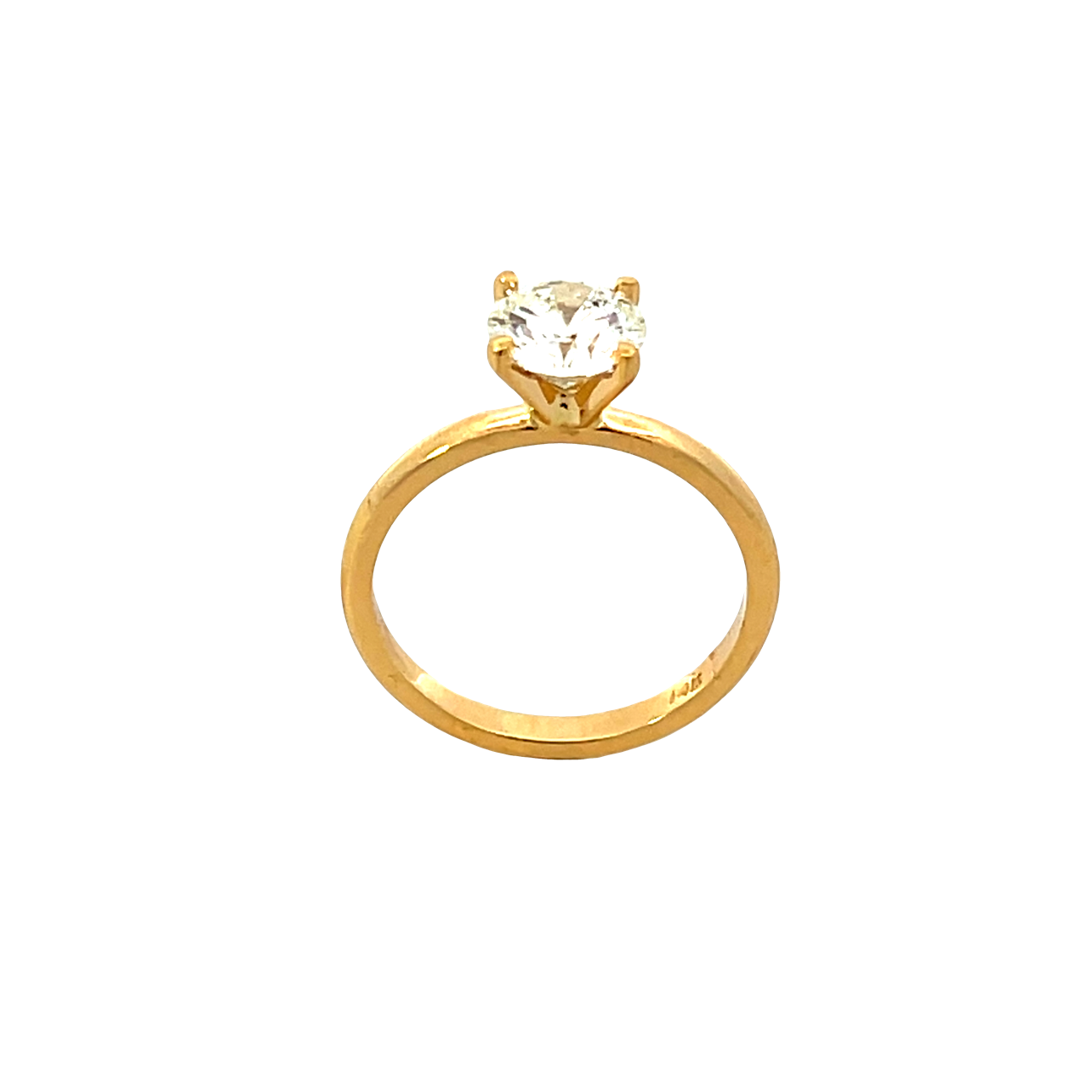 T 751 2813 - Solitario Clásico Diamante Round