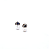 T 812 2994 - Broqueles Baby Zafiros y Perla