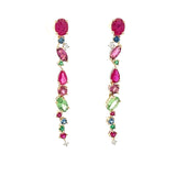 S 3351 - Aretes Largos Colorfull