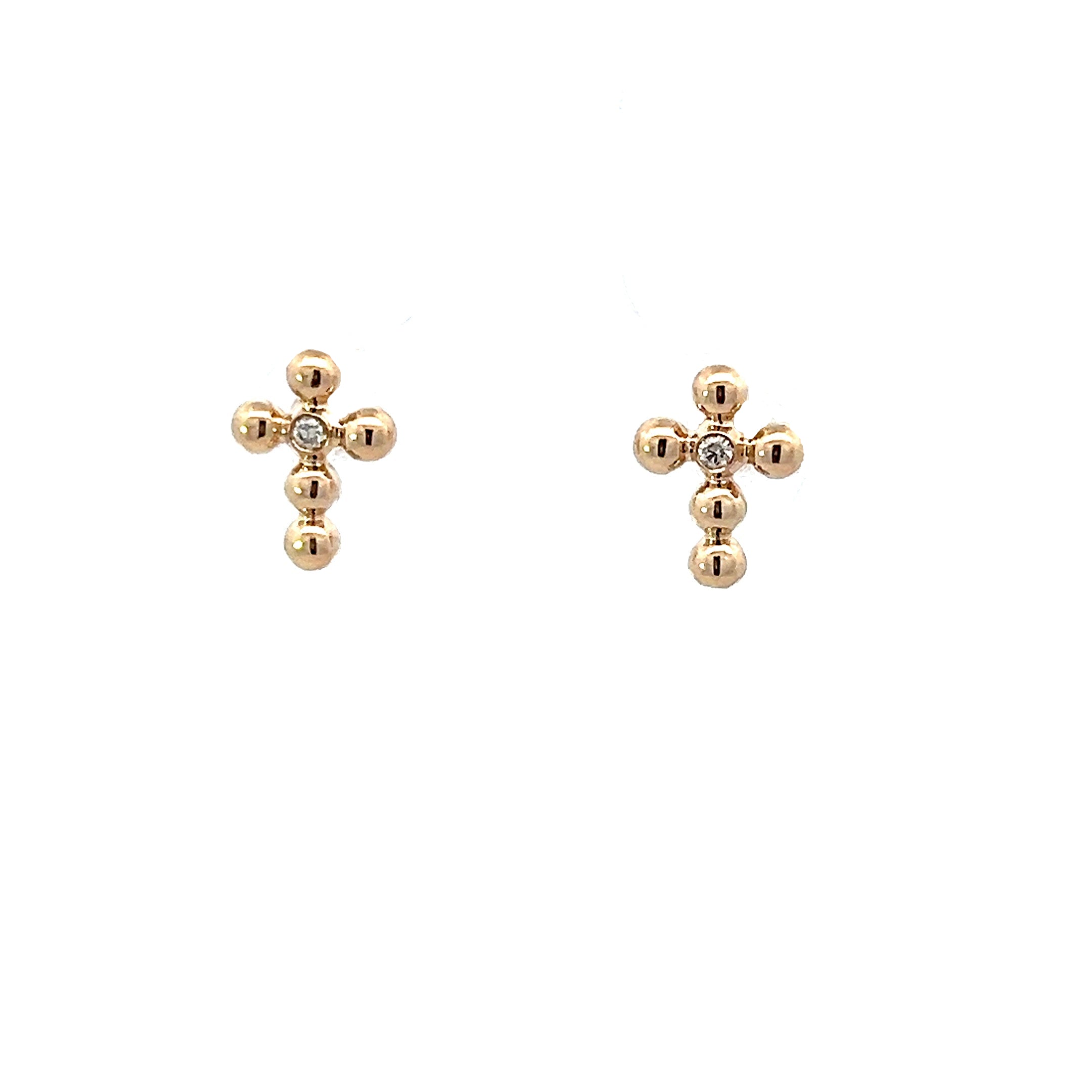 S 3360 - Aretes cruces de bolitas