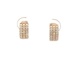 S 3373 - Arracadas Mini Diamantes Pavé