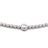 S 3391 - Gargantilla diamantes round y trapecios