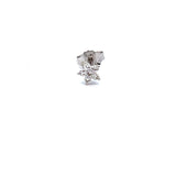 S 449 - Piercing Single Estrella Diamantes Pavé