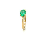T 870 3306 - Solitario Esmeralda Oval