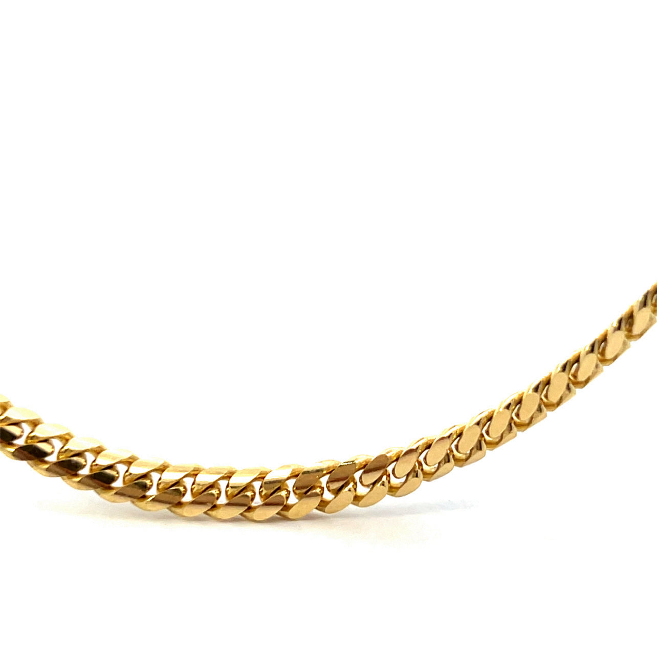 KO 122 - Cadena Curb Oro Amarillo