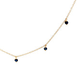 S 2579 - Collar Zafiros Round Movimiento