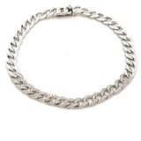 S 2774 - Pulsera Cubana Diamantes Pavé