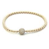 S 2820 - Pulsera Círculo Cluster Diamantes