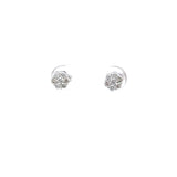 D 598 - Aretes Diamantes Roseta Chicos