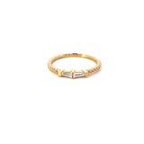 S 2881 - Anillo Diamantes Trapecios