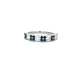 GS 589 - Churumbela Diamantes Round y Zafiros Flor
