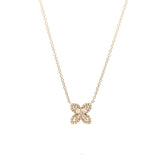 Pendant flor diamantes