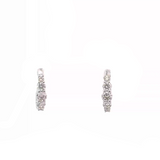 S 3162 - Arracadas Mini Diamantes Round Graduales