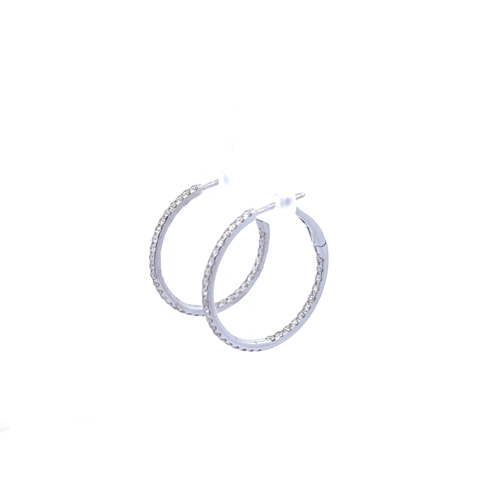 S 1790 - Arracadas Finas de Diamantes