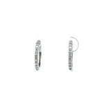 S 2842 - Arracadas Tipo Huggies de Diamantes
