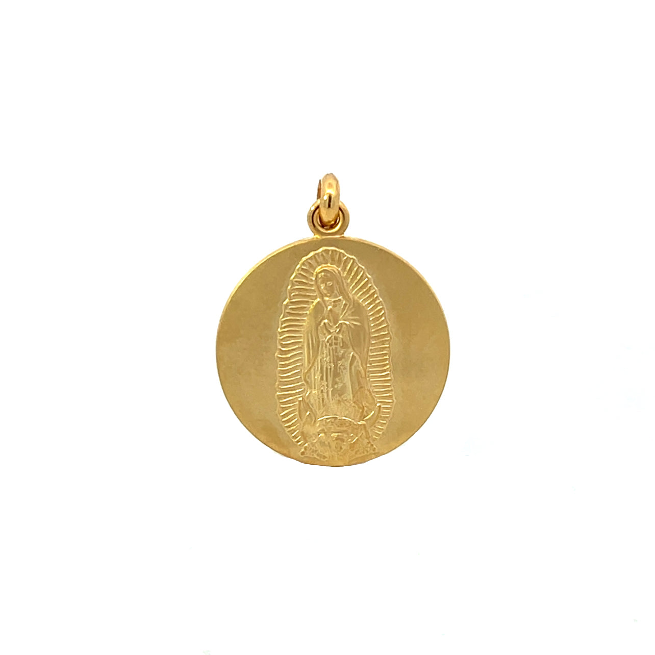 RG 52 - Medalla Circular Virgen Relieve