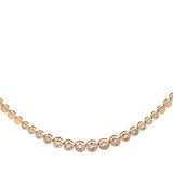 S 3279 - Gargantilla 1/4 diamantes round en bisel