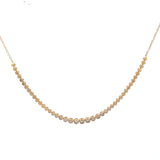 S 3279 - Gargantilla 1/4 diamantes round en bisel