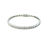 S 3068 - Pulsera Diamantes Round en Bisel