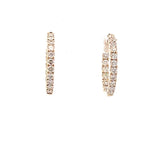 S 3170 - Arracadas Oro Amarillo Diamantes In and Out