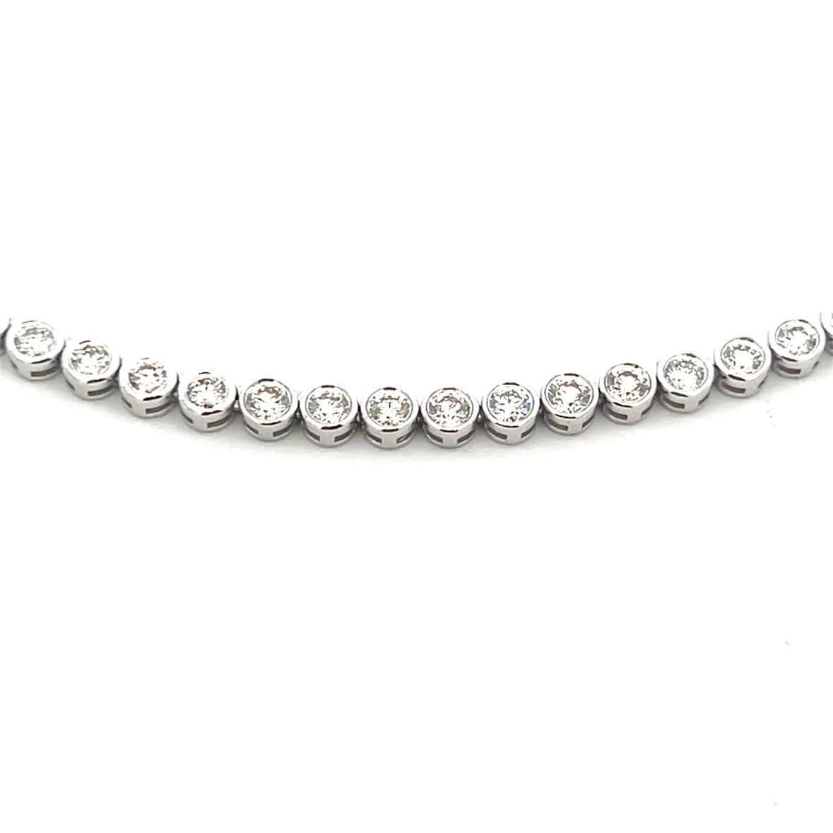 S 3284 - Gargantilla diamantes round en bisel