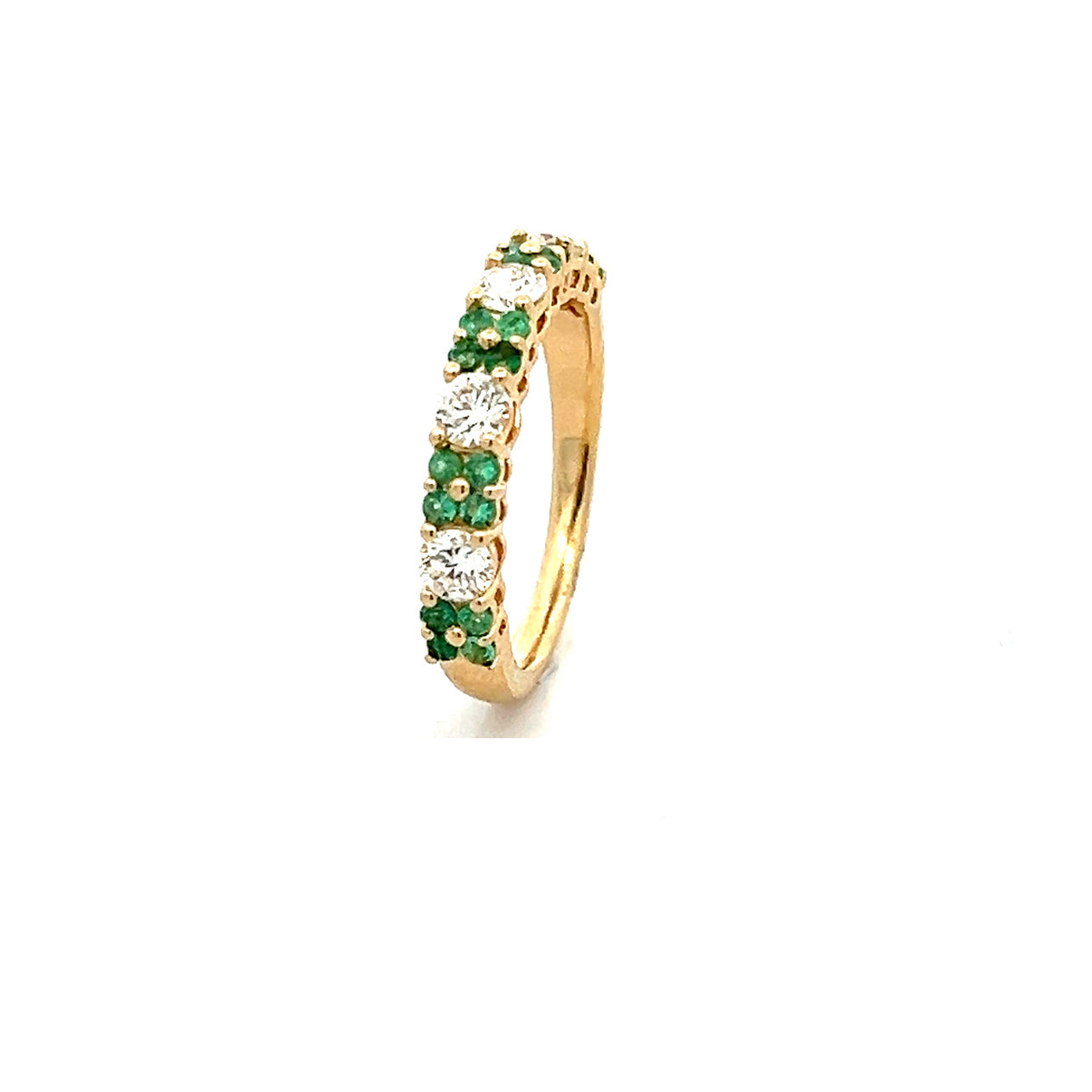 GS 590 - Churumbela Diamantes Round y Esmeraldas Flor