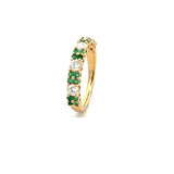 GS 590 - Churumbela Diamantes Round y Esmeraldas Flor