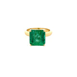 T 837 3033 - Anillo Solitario Esmeralda Cushion