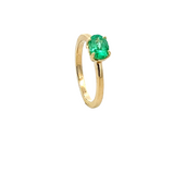 T 870 3306 - Solitario Esmeralda Oval