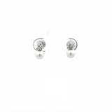 T 440 1865 - Broqueles Diamante Y Perlitas